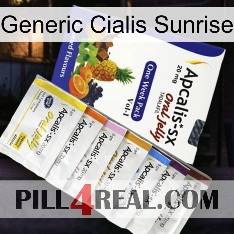 Generic Cialis Sunrise 11